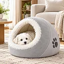 covered pet bed manufacturer China, cave pet bed manufacturer, plush pet bed manufacturer China